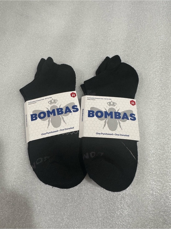 Bombas Accessories - Bombas Black Men’s Women’s Unisex Ankle Athletic Socks (2-Pack)